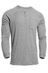 National Safety Apparel Drifire Helix FR Long Sleeve Henley, 12 cal/cm²